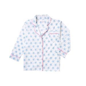 Marigot Lorient Block Print Long Pajama Set XS